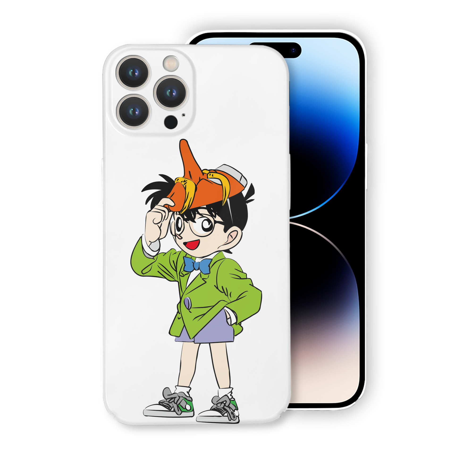 （画像用） 名探偵コナン 江戸川 コナン Detective Conan Conan Edogawa 【iPhone 14シリーズ対応】ハードケース